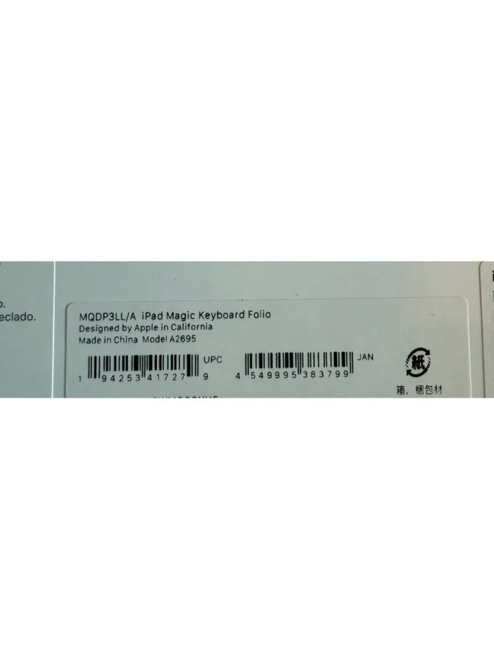 Apple Magic Keyboard Folio for iPad (10th generation) Model MQDP3LL/A New In Box